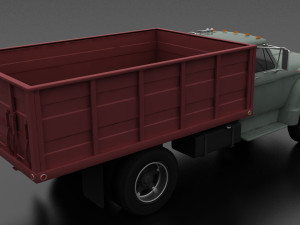 f-series f-800 grain truck 1964 3D 모델