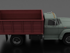 f-series f-800 grain truck 1964 3D 모델