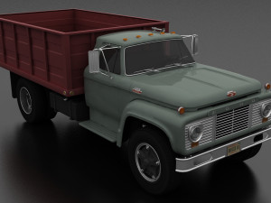 f-series f-800 grain truck 1964 3D 모델