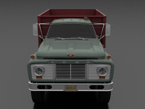 f-series f-800 grain truck 1964 3D 모델