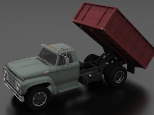 f-series f-800 grain truck 1964 3D Model