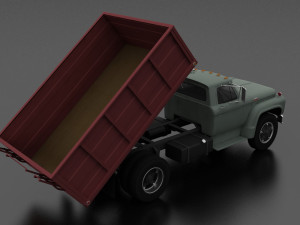 f-series f-800 grain truck 1964 3D 모델