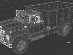 f-series f-800 grain truck 1964 3D Model