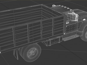 f-series f-800 grain truck 1964 3D 모델