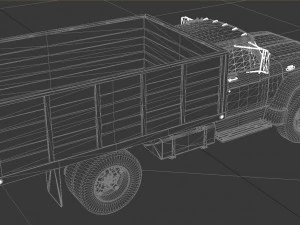 f-series f-800 grain truck 1964 3D Model
