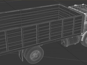 C-series c-800 grain truck 1970 3D Model