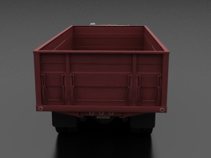 c-series c-800 grain truck tandem axle 1970 3Dモデル