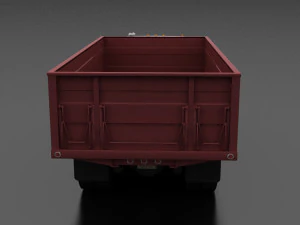 c-series c-800 grain truck tandem axle 1970 3D Model