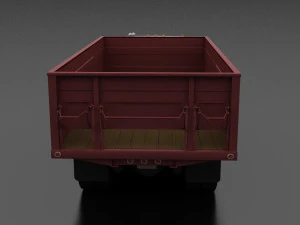 c-series c-800 grain truck tandem axle 1970 3D Model