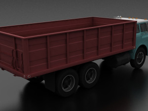 c-series c-800 grain truck tandem axle 1970 3Dモデル