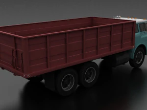 c-series c-800 grain truck tandem axle 1970 3D Model
