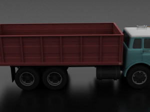 c-series c-800 grain truck tandem axle 1970 3Dモデル