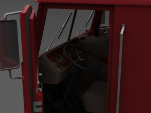 w-9000 semi truck 1972 Modelo 3D