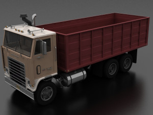 wt-9000 grain truck 1972 3D Model