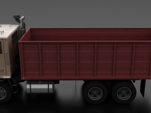 wt-9000 grain truck 1972 3D Model