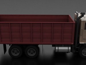 wt-9000 grain truck 1972 3D Model