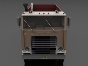wt-9000 grain truck 1972 3D Model