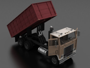 wt-9000 grain truck 1972 3D Model