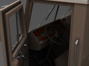 wt-9000 grain truck 1972 3D Model