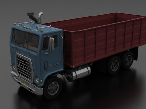 wt-9000 grain truck 1974 3D Model