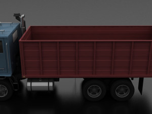wt-9000 grain truck 1974 Modelo 3D