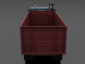 wt-9000 grain truck 1974 Modelo 3D