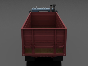 wt-9000 grain truck 1974 Modelo 3D