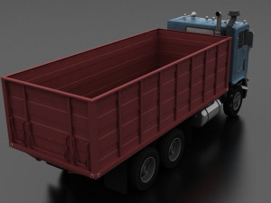wt-9000 grain truck 1974 Modelo 3D