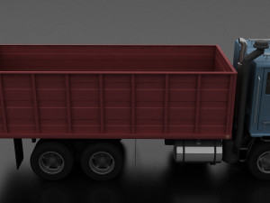 wt-9000 grain truck 1974 Modelo 3D