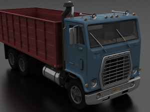 wt-9000 grain truck 1974 Modelo 3D