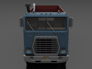 wt-9000 grain truck 1974 Modelo 3D