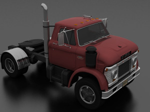 n-series n-950-d semi truck 1963 3D Model