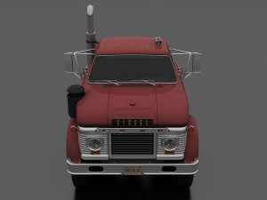 n-series n-950-d semi truck 1963 3D Model