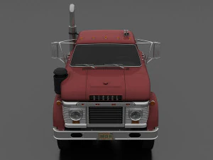 n-series n-950-d semi truck 1963 3D Model