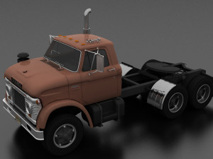 n-series nt-950-d semi truck 1963 Model 3D