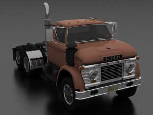 n-series nt-950-d semi truck 1963 3D 模型