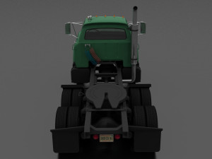 n-series nt-950-d semi truck 1966 Modelo 3D