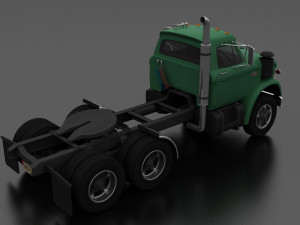 n-series nt-950-d semi truck 1966 Modelo 3D