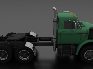n-series nt-950-d semi truck 1966 Modelo 3D