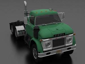 n-series nt-950-d semi truck 1966 Modelo 3D