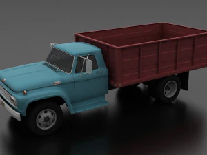 f シリーズ f-600 穀物トラック 1963 3Dモデル