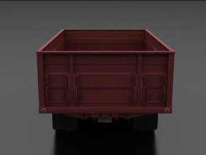 f-series f-600 grain truck 1963 3D Model