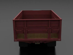 f-series f-600 grain truck 1963 3D Model