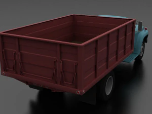 f-series f-600 grain truck 1963 3D Model