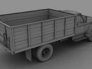 f-series f-600 grain truck 1963 3D Model