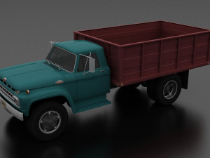 f-series f-700 grain truck 1965 3D मॉडल
