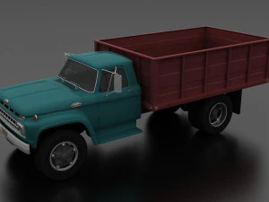 f-시리즈 f-700 곡물 트럭 1965 3D 모델