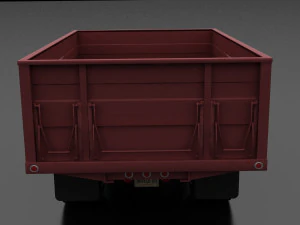 f-series f-700 grain truck 1965 3D Model
