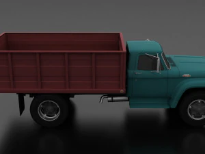 f-series f-700 grain truck 1965 3D Model