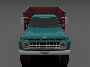 f-series f-700 grain truck 1965 3D Model